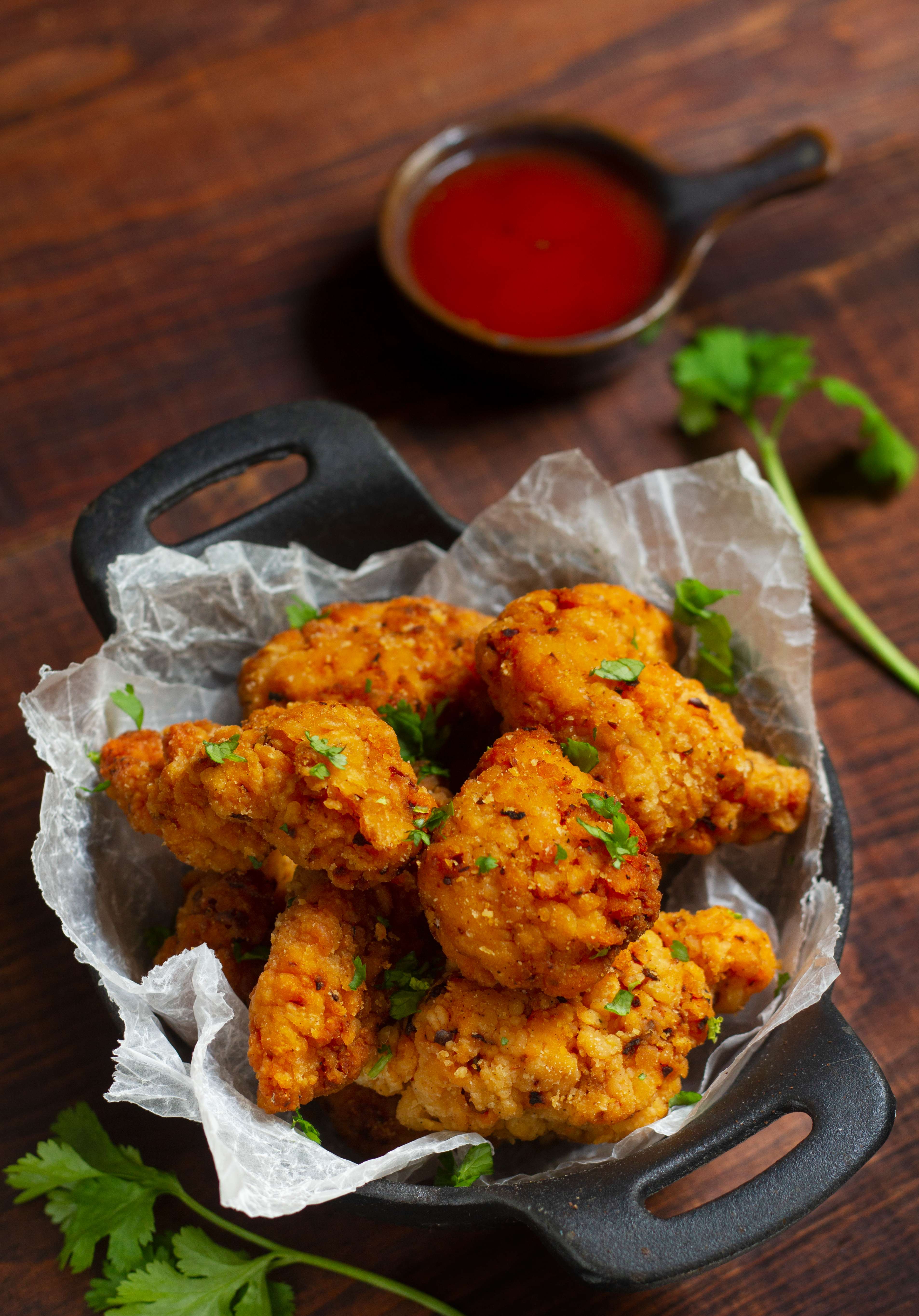 Crispy Fried Chicken Popcorn