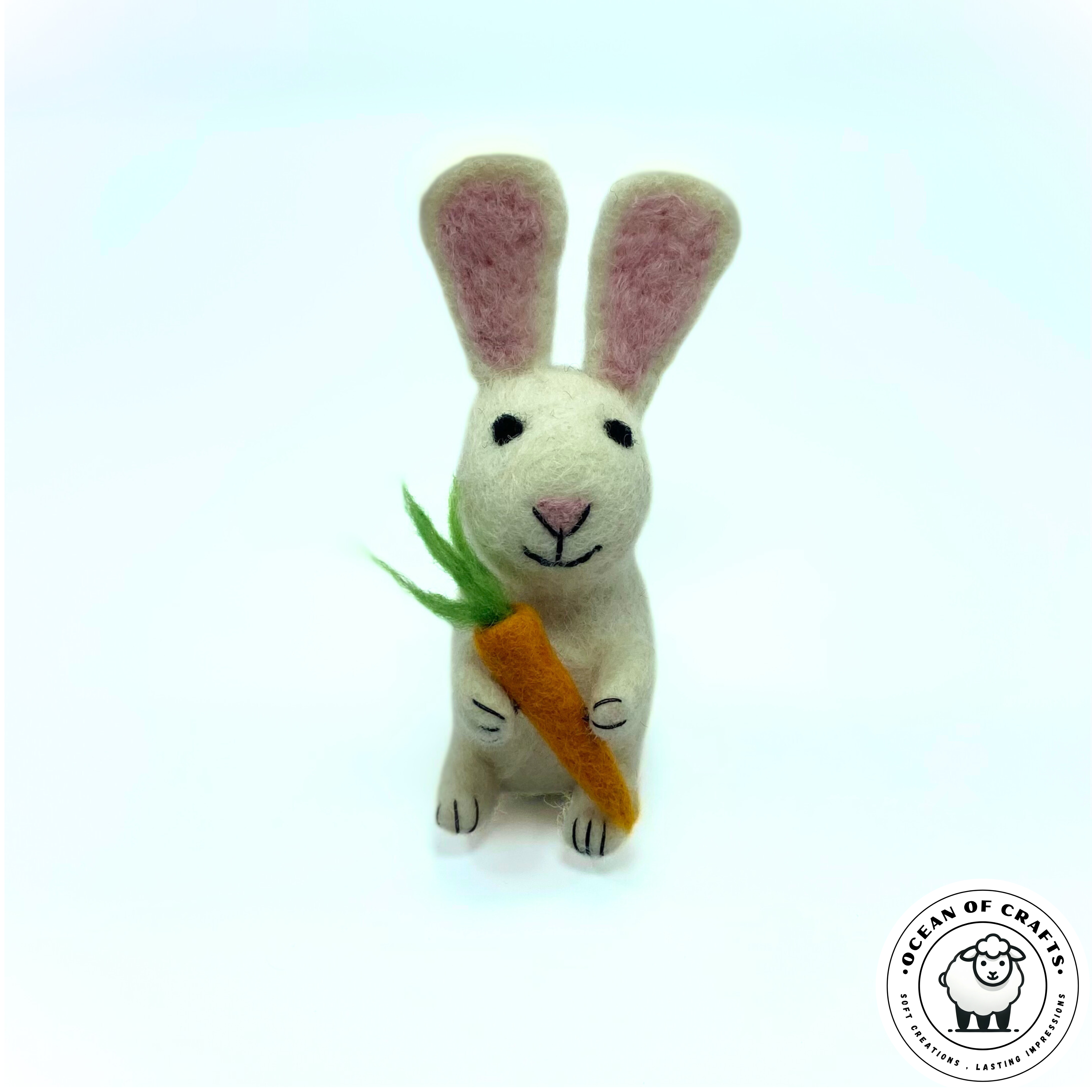 Felt Bunny with Carrot