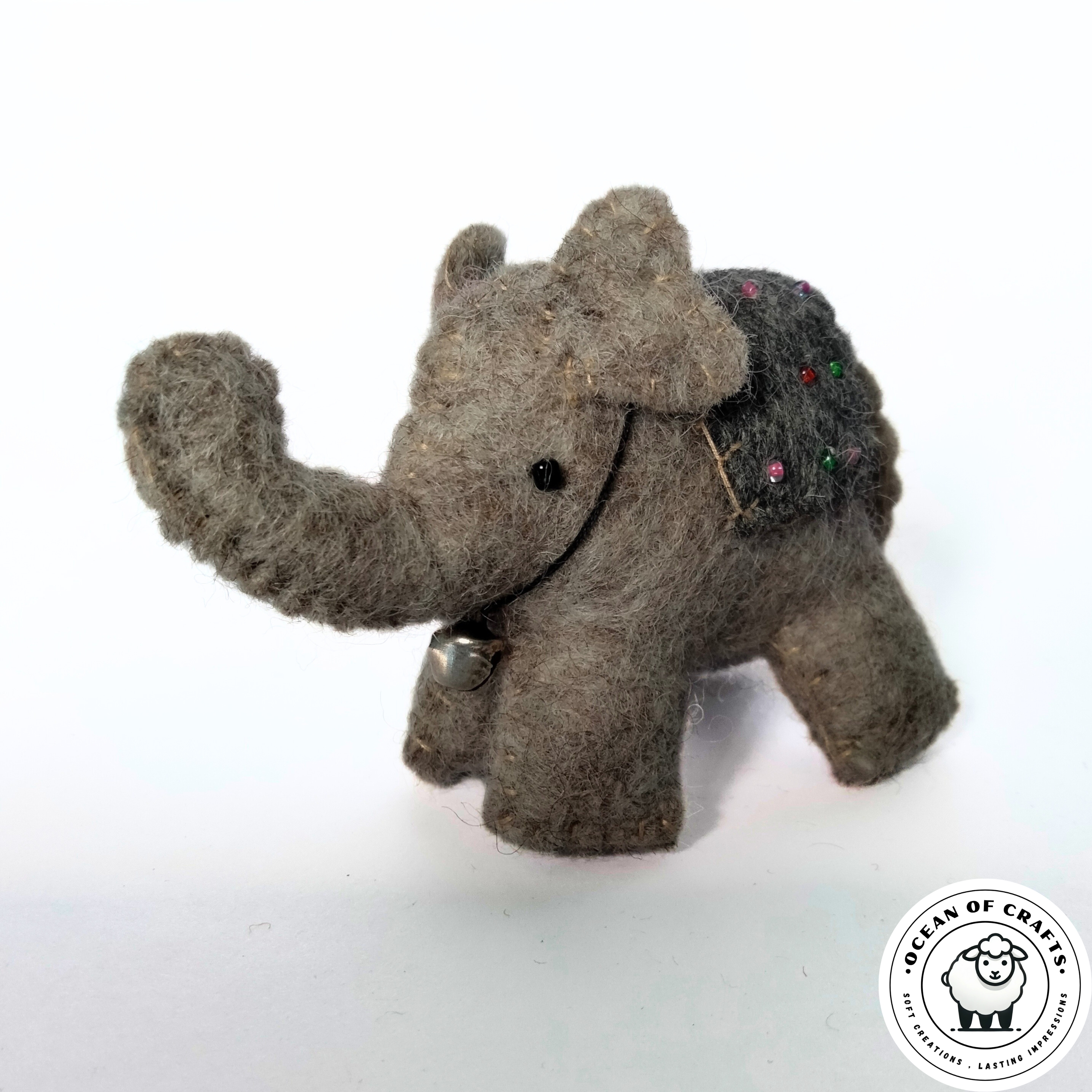  Felt Stitched Elephant 