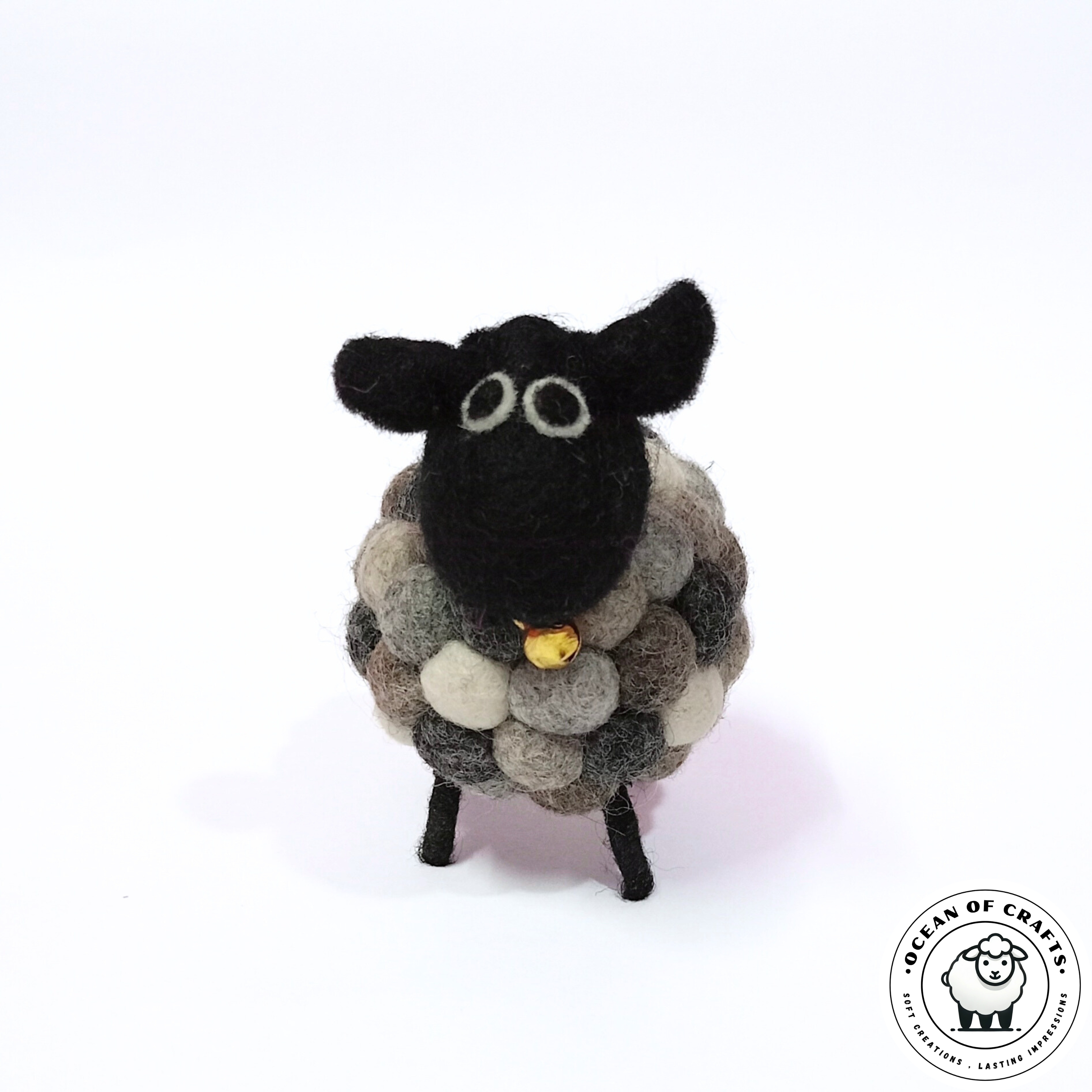 Felt Sheep Figurine