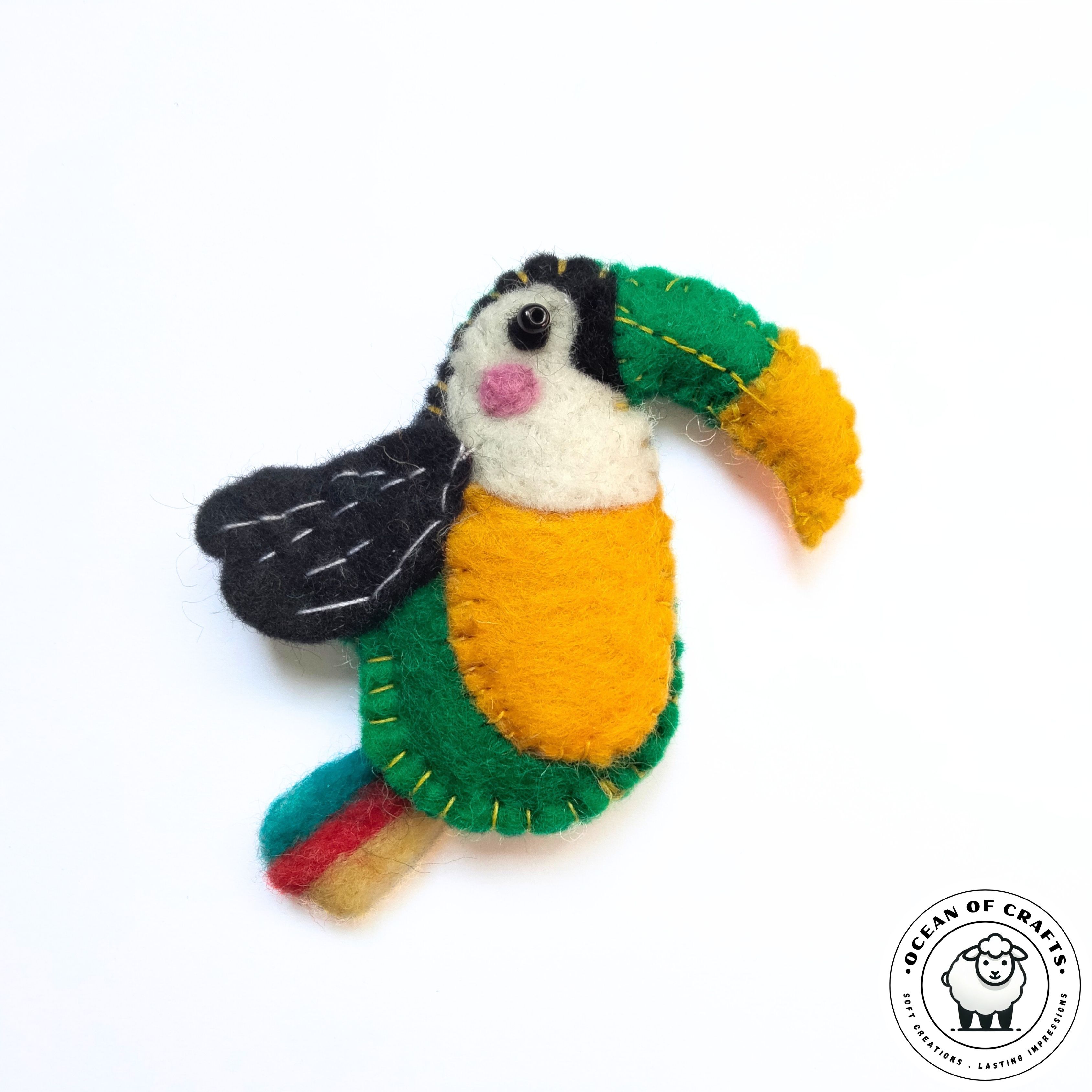 Stitched Felt Toucan