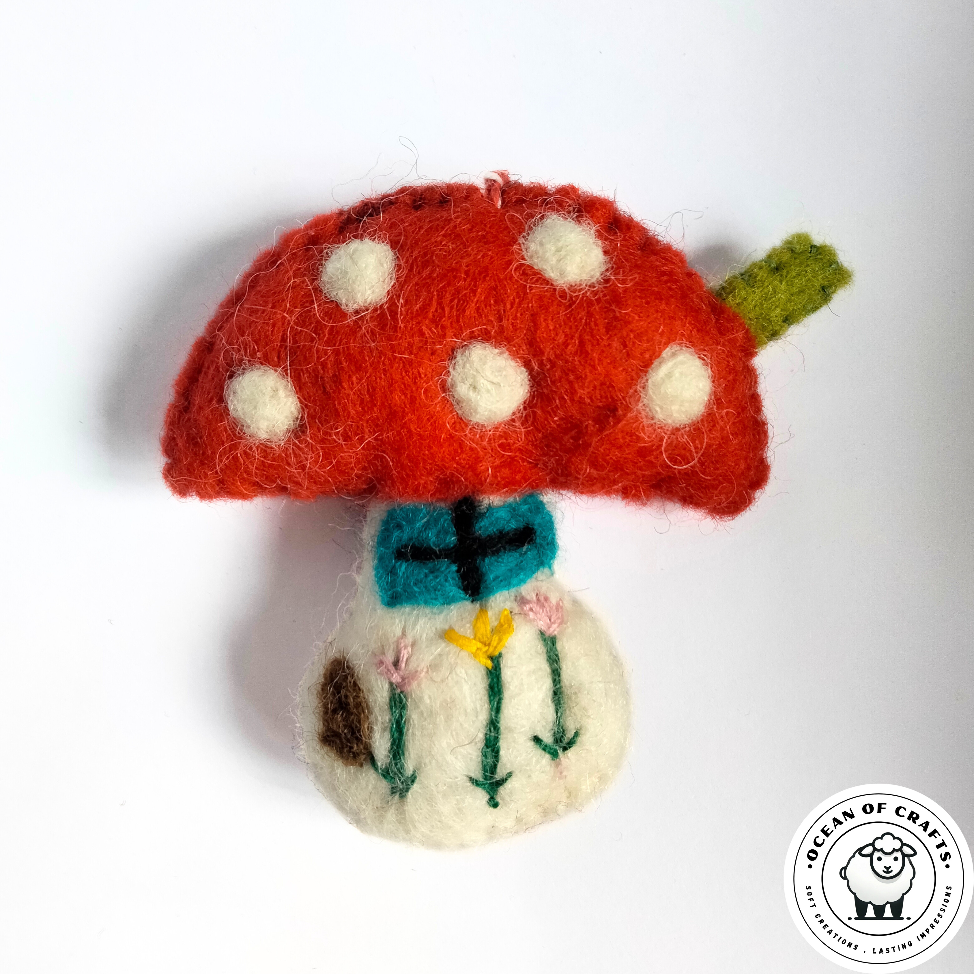 Stitched Felt Mushroom
