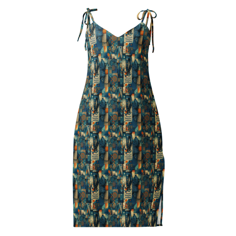 Abstract Print Sundress