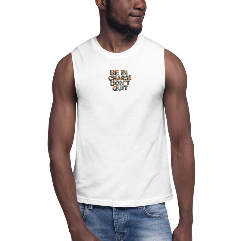 Inspirational Slogan Sleeveless T-shirt