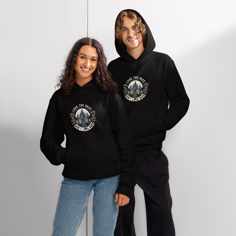 Black Graphic Hoodie