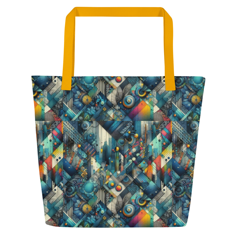 Geometric Pattern Tote Bag