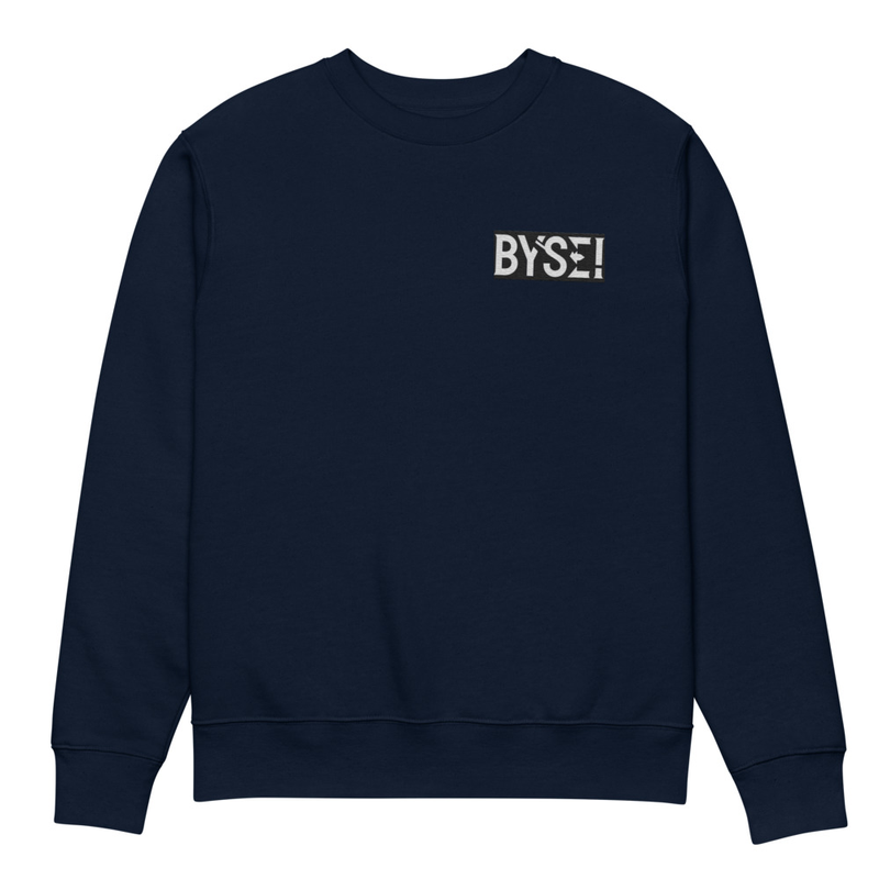 BYSEI Black Crewneck Sweatshirt