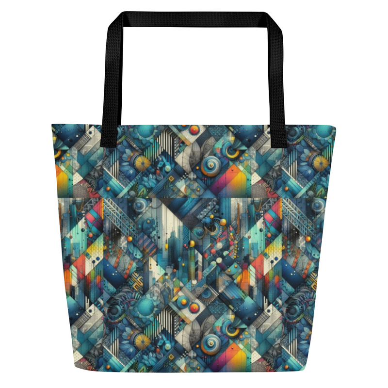 Geometric Pattern Tote Bag