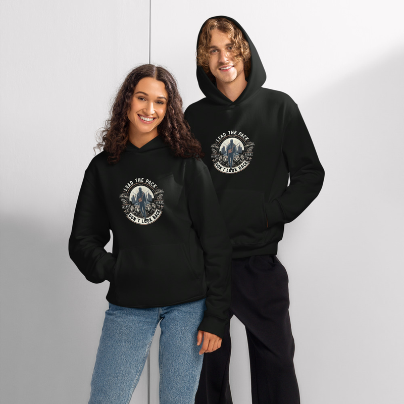 Black Graphic Hoodie