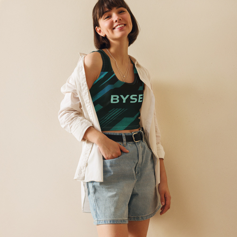 BYSE Graphic Crop Top