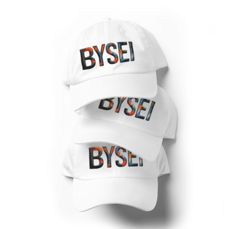 BYSEI Embroidered White Cap
