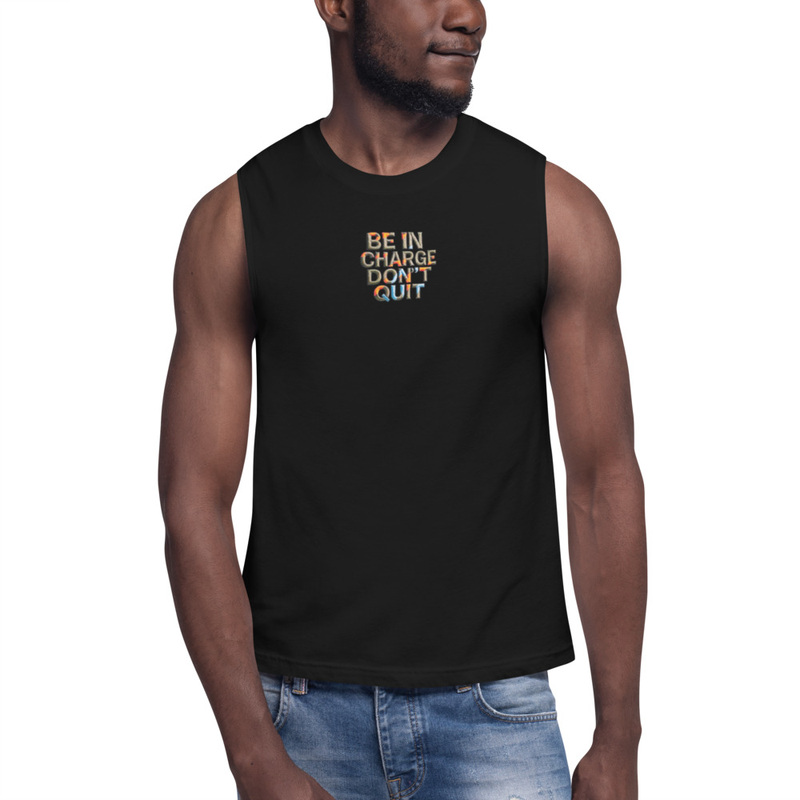 Inspirational Slogan Sleeveless T-shirt