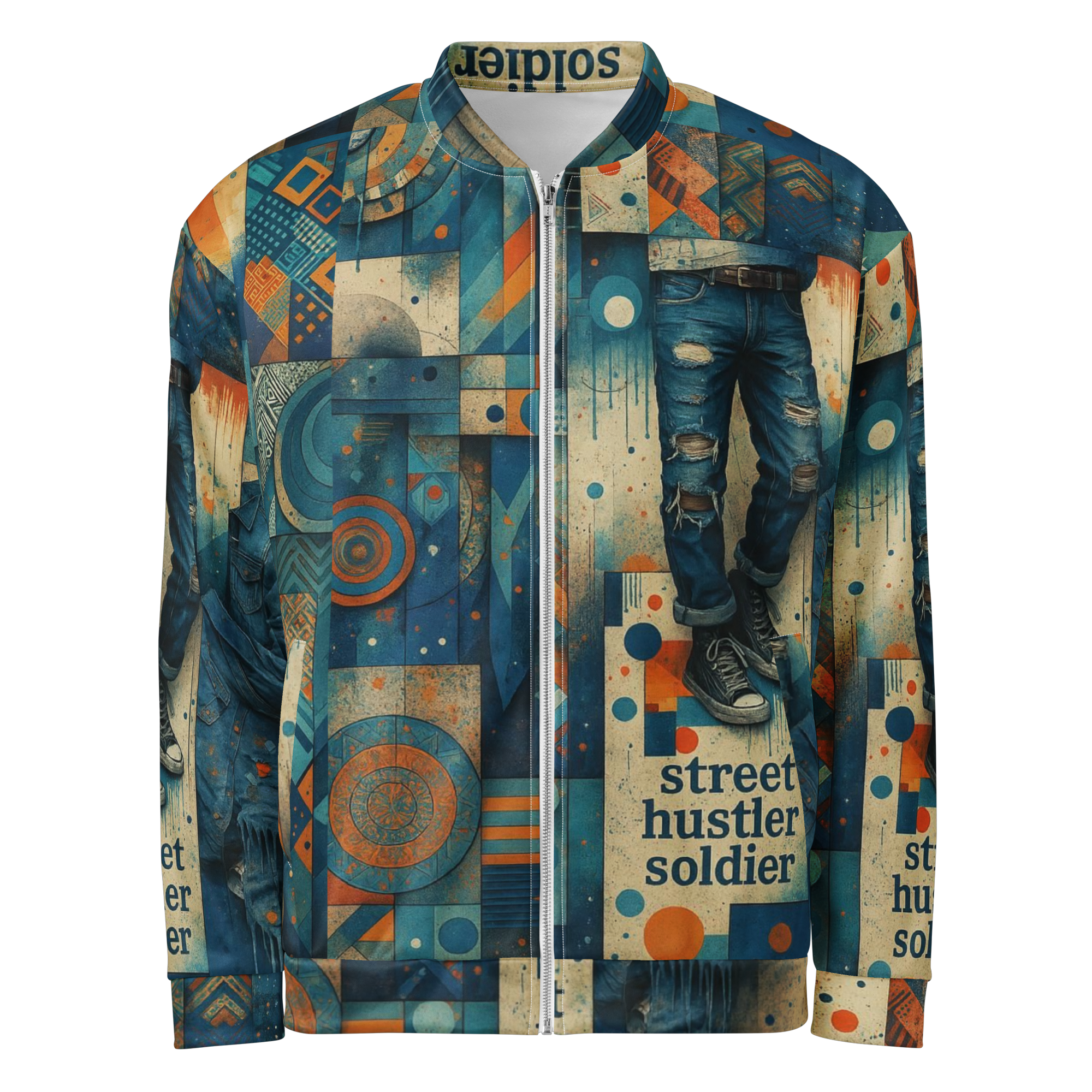 Street Hustler Soldier Bomber Jacket
