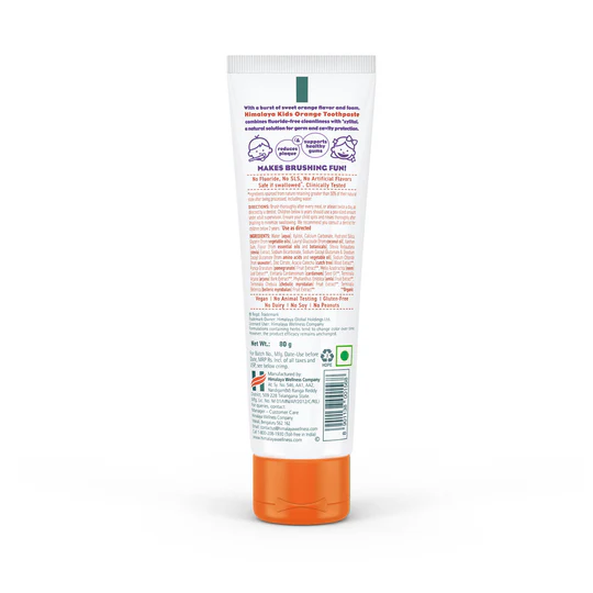 Kids Orange Flavor Toothpaste