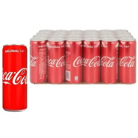 Coca Cola Kutu 250 ml 24 Adet
