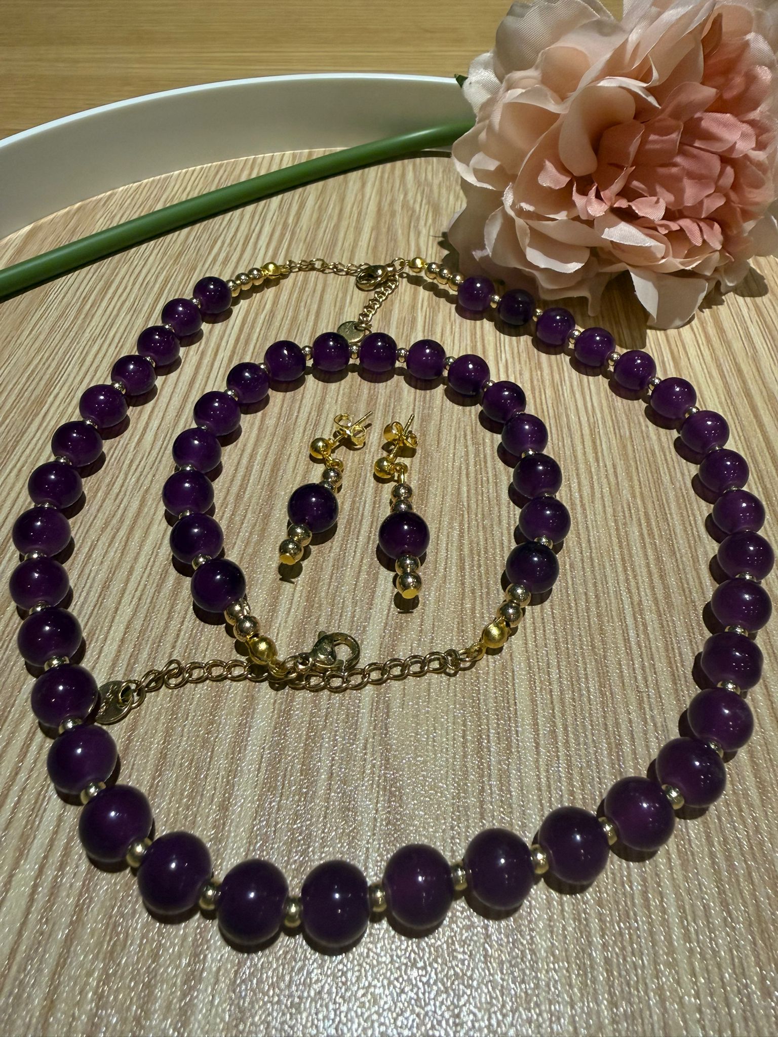 CONJUNTO VIDRIO AMATISTA