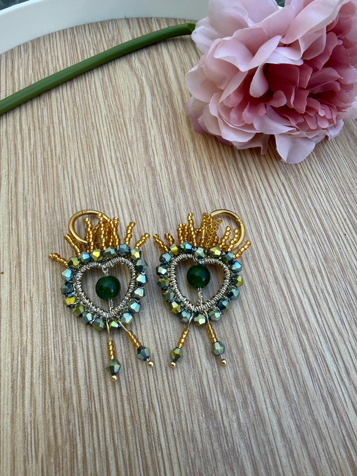 Pendientes Corazones de Fuego 🔥❤️