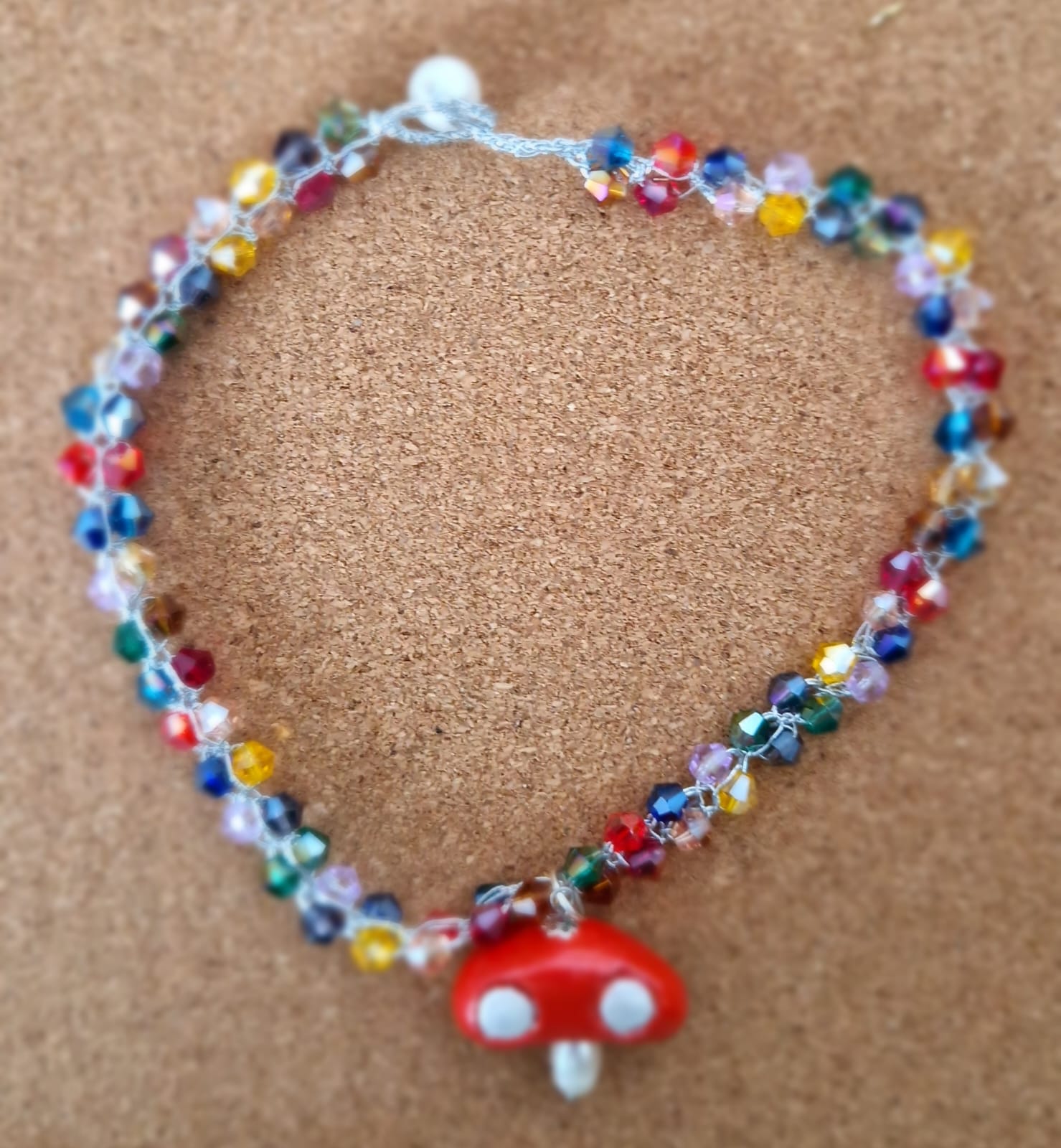 🌈 Collar  "Amanita Arcoíris"