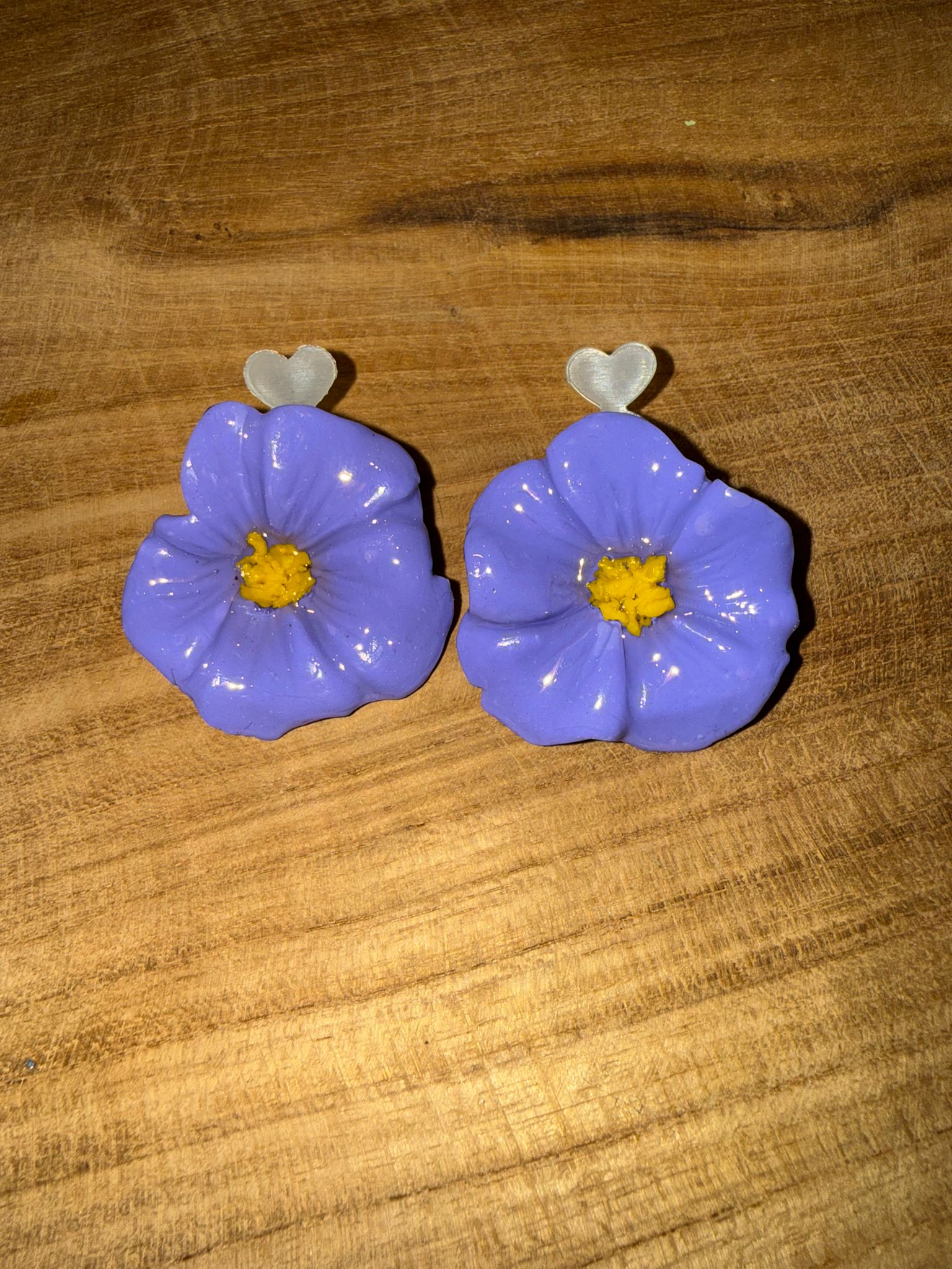 PENDIENTES VIOLETA