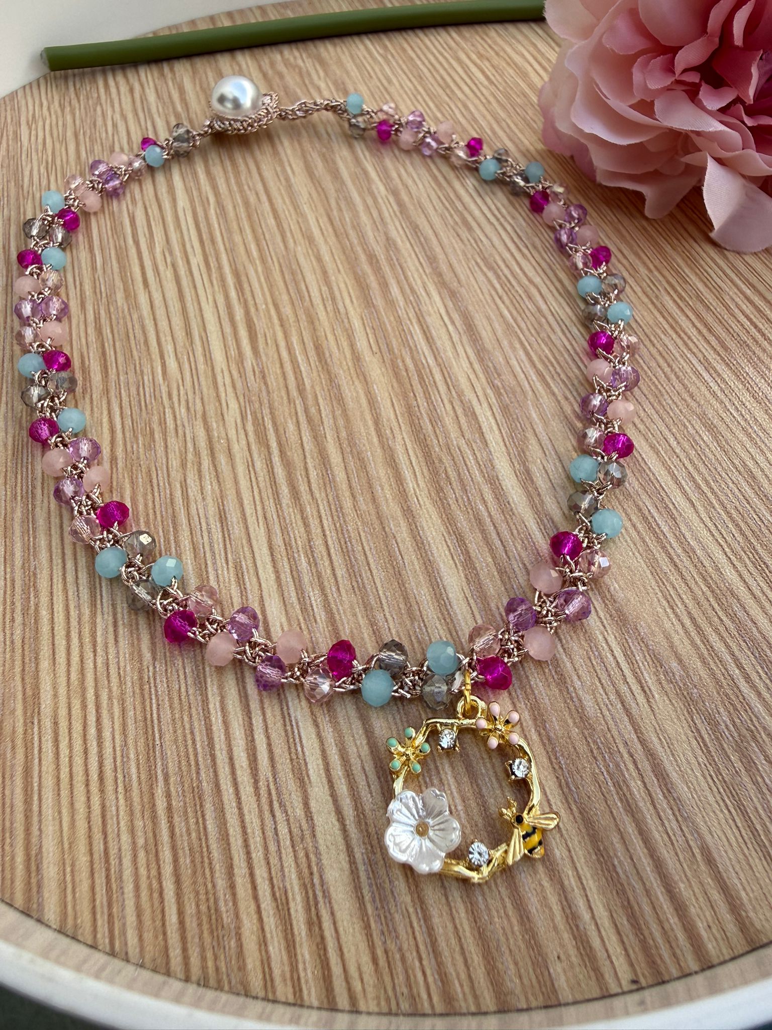 🌸 Collar "Jardín Secreto" 🐝