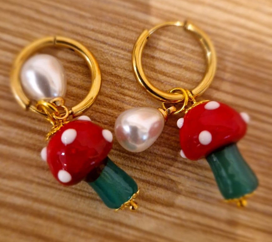 PENDIENTES AMANITA