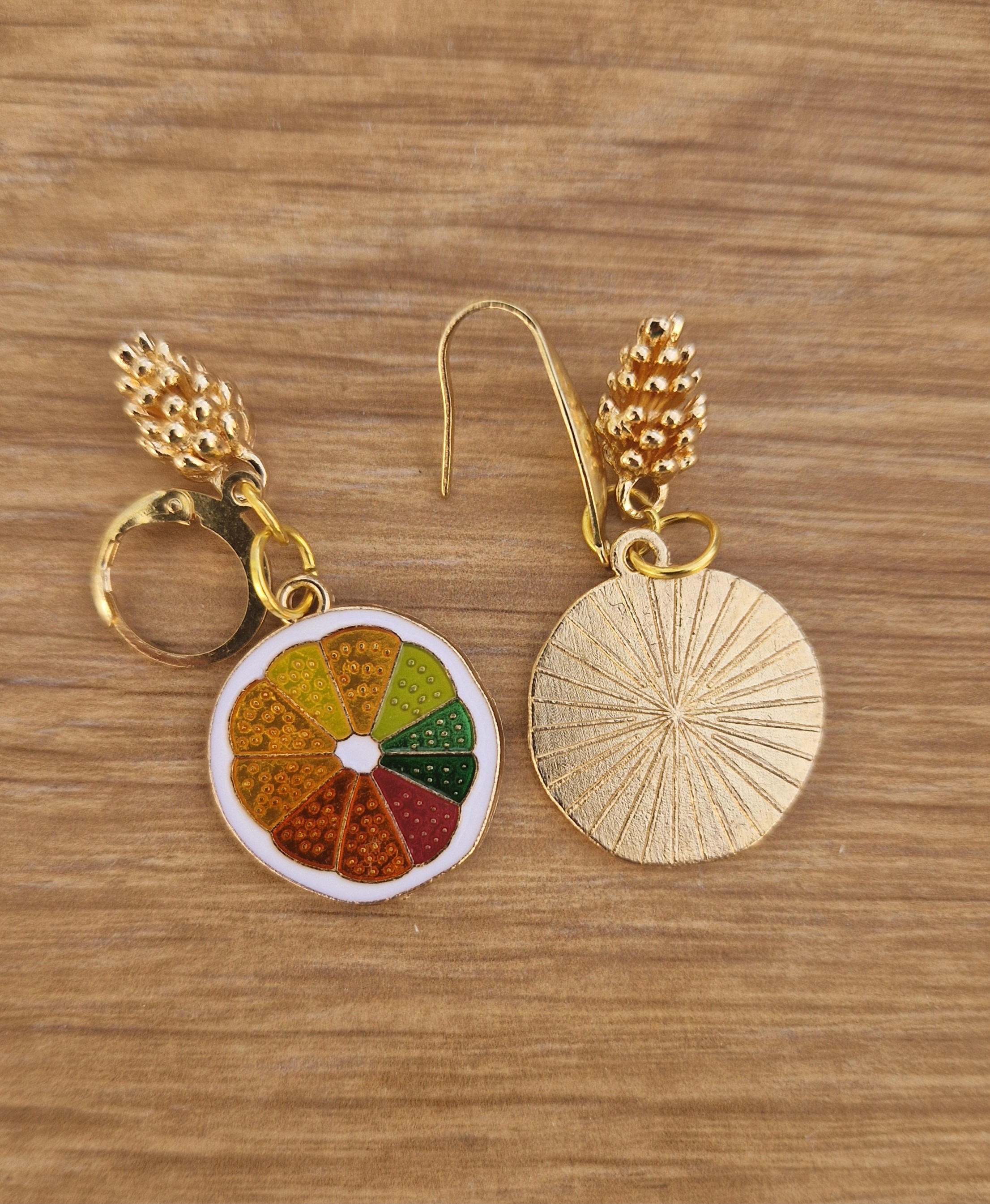 Pendientes MEDIA NARANJA