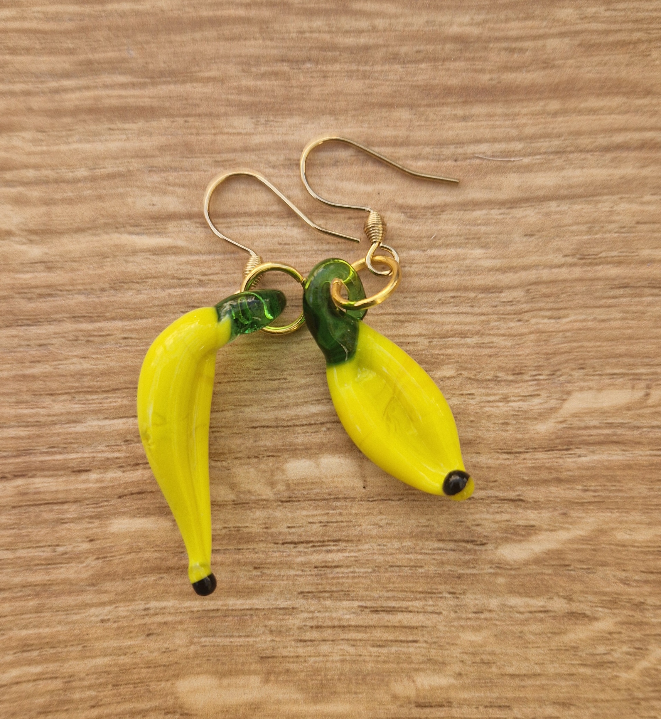 PENDIENTES BANANAS