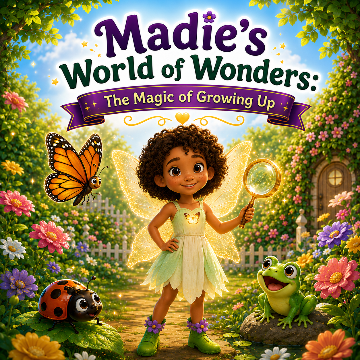 Paperback-Madie's World of Wonders: The Magic of Growing Up illustrated storybook