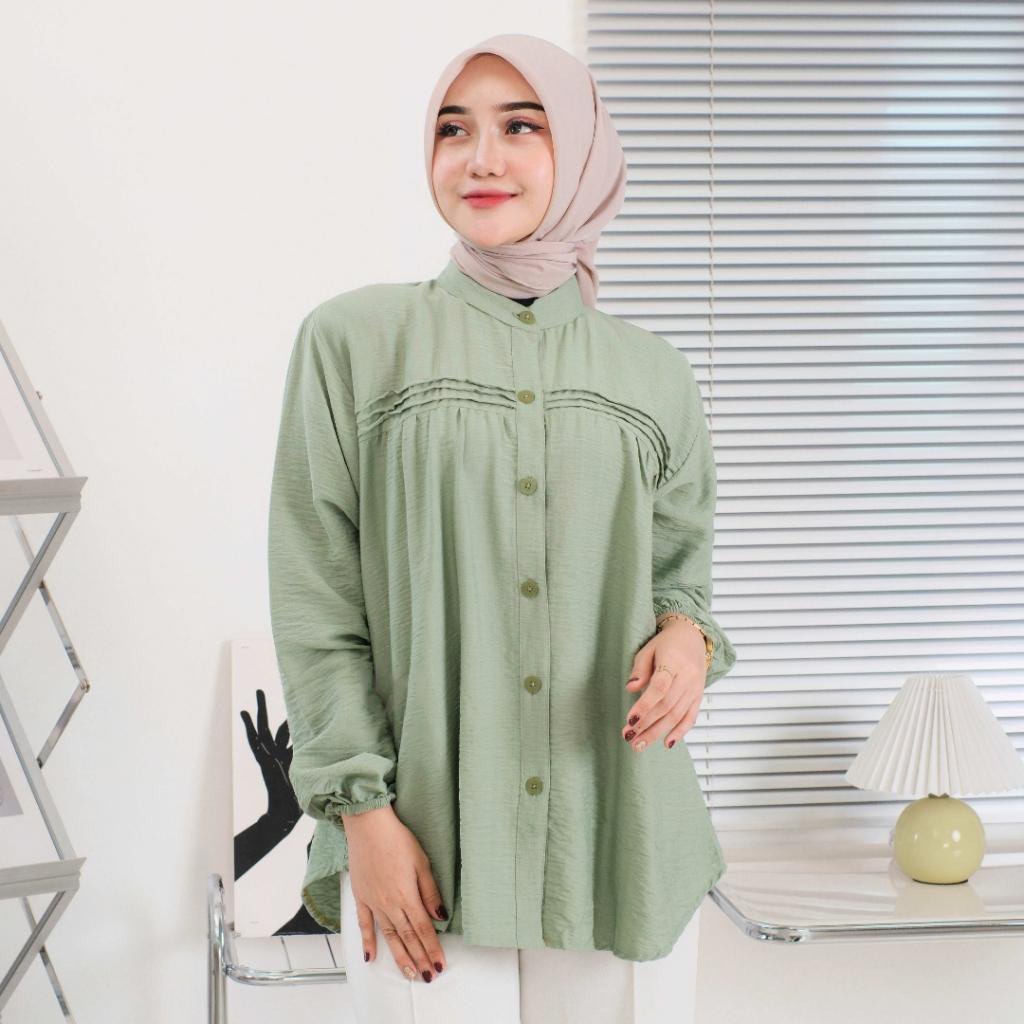 Blus wanita lengan panjang