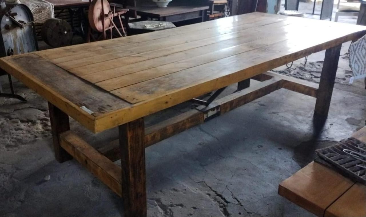 Large Wooden Dining Table