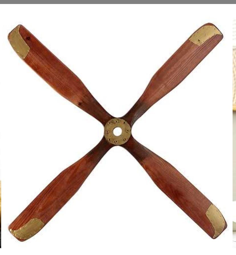 HELICE MADERA 4 PALETAS 12 x3 x 1,12.