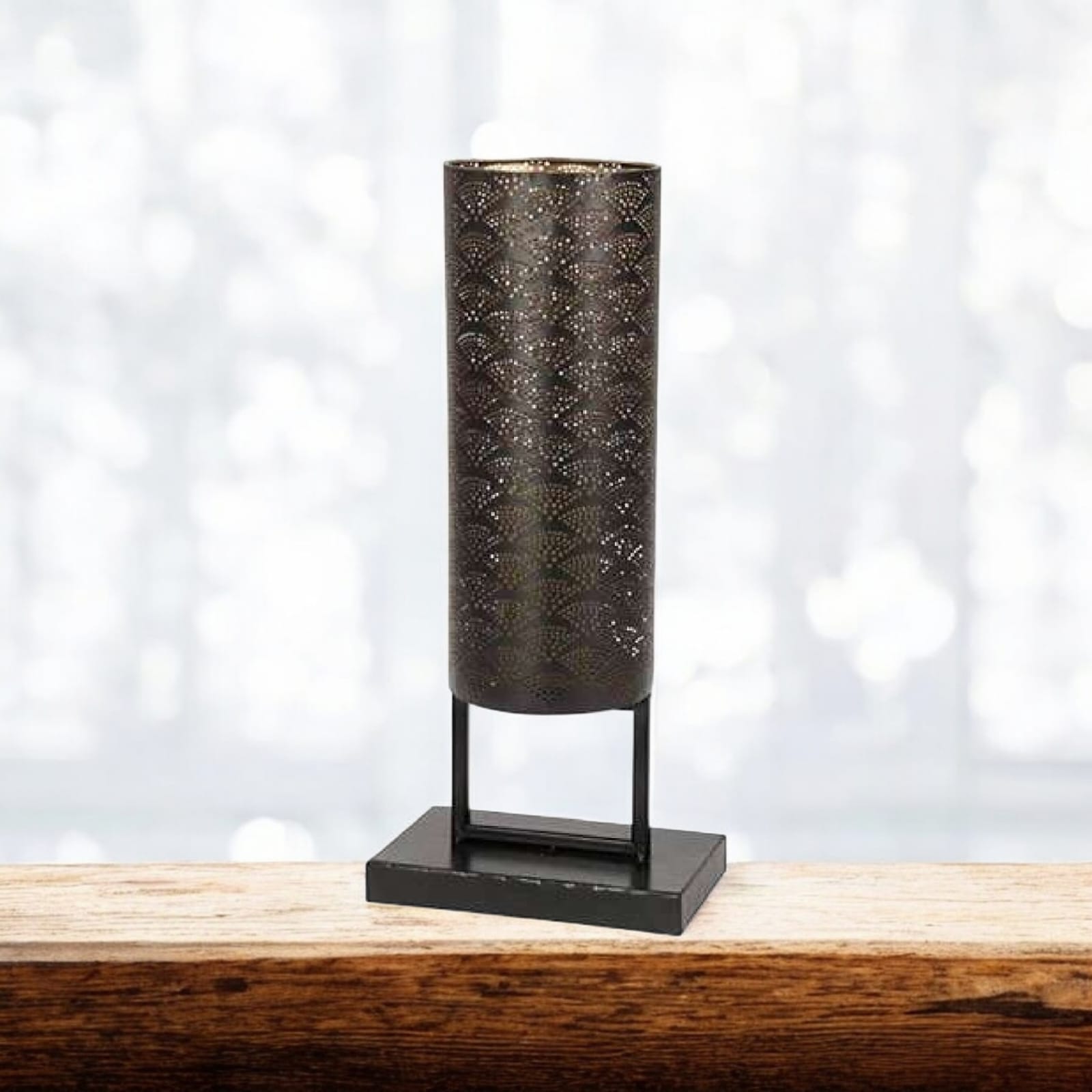 PORTA VELA CILINDRO METAL 