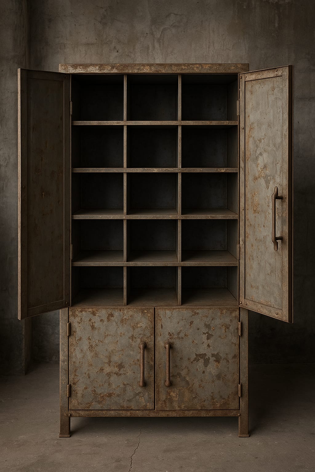 APARADOR CHAPA CASILLERO  4 PUERTAS 90x50x1,97