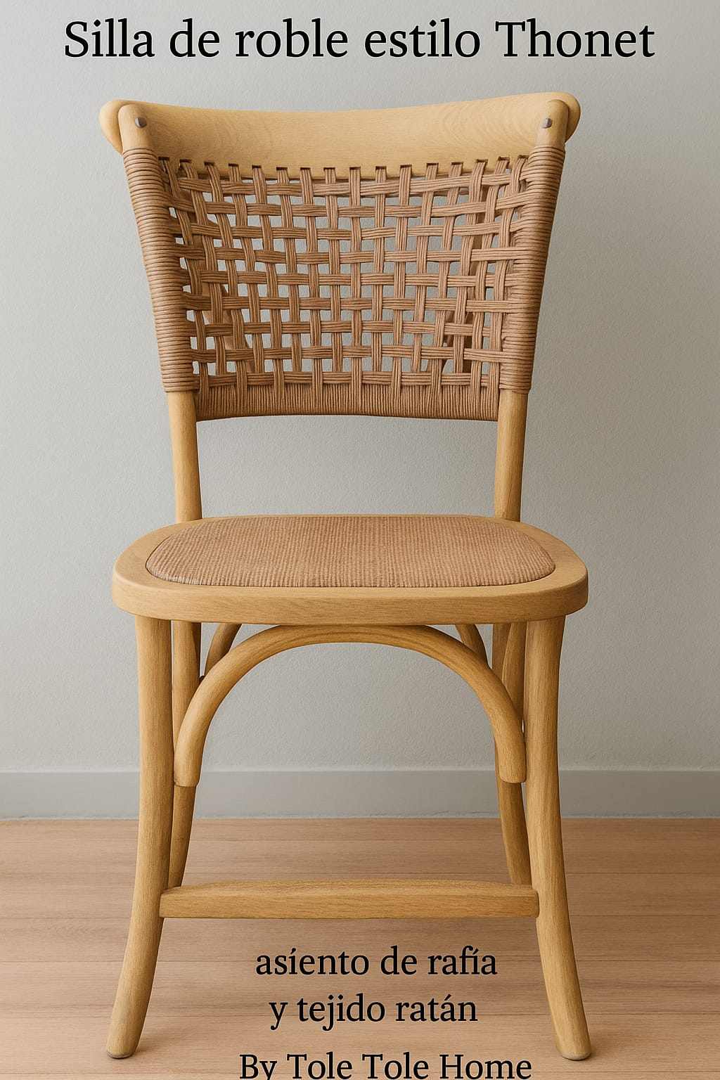 SILLA DE ROBLE ESTILO THONET