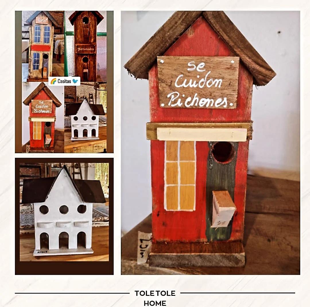 CASITAS PAJARITOS VARIOS MODELOS Y MEDIDAS