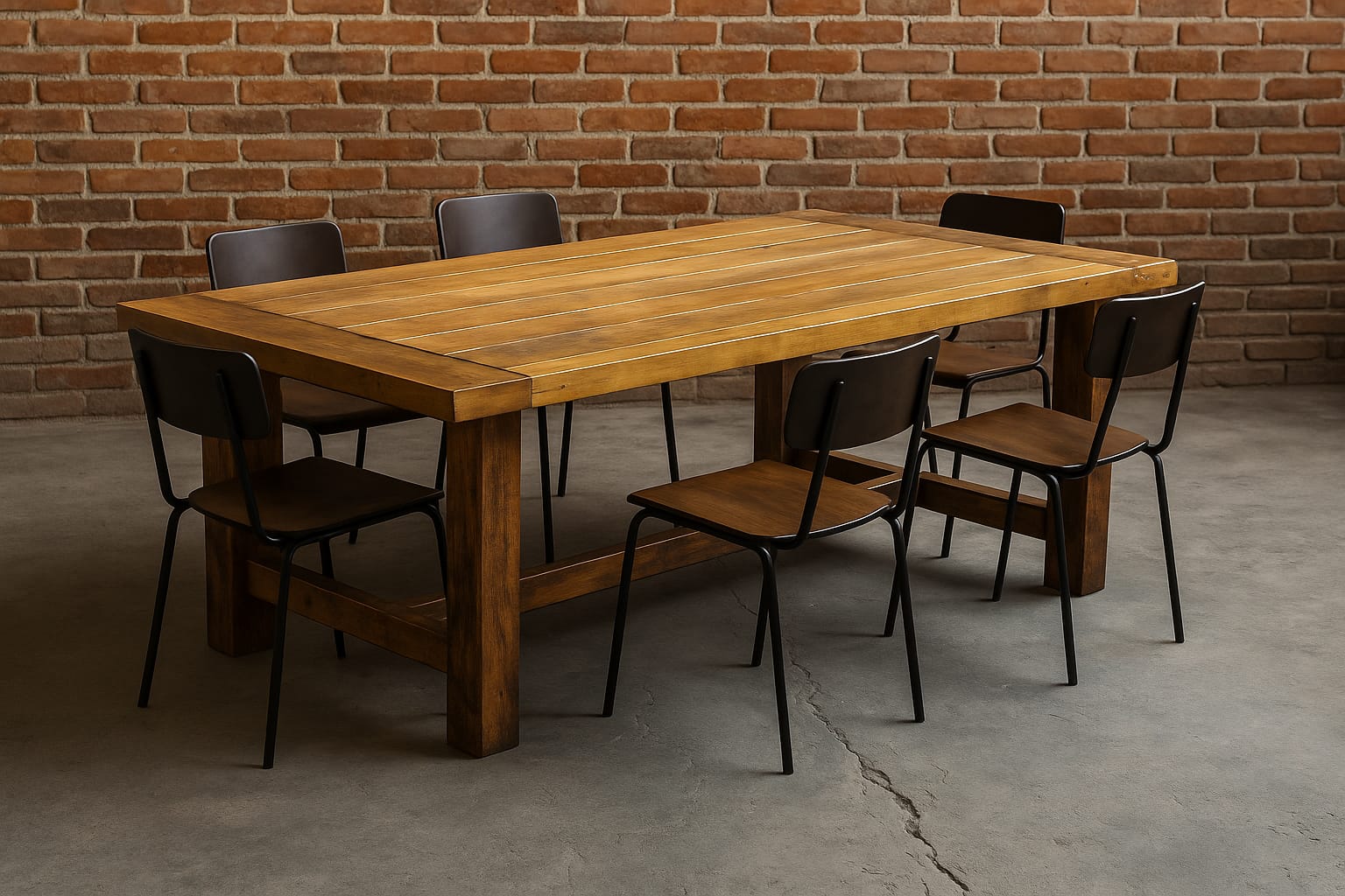 MESA CAMPO RECICLADA C/TENSORES HIERRO