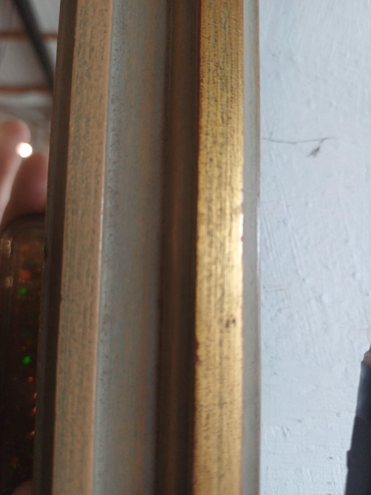 ESPEJO MARCO MADERA DORADO TALLADO