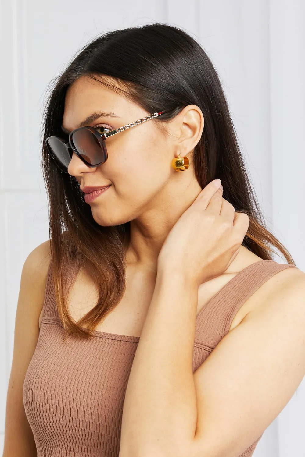 Chunky Gold Ball Stud Earrings