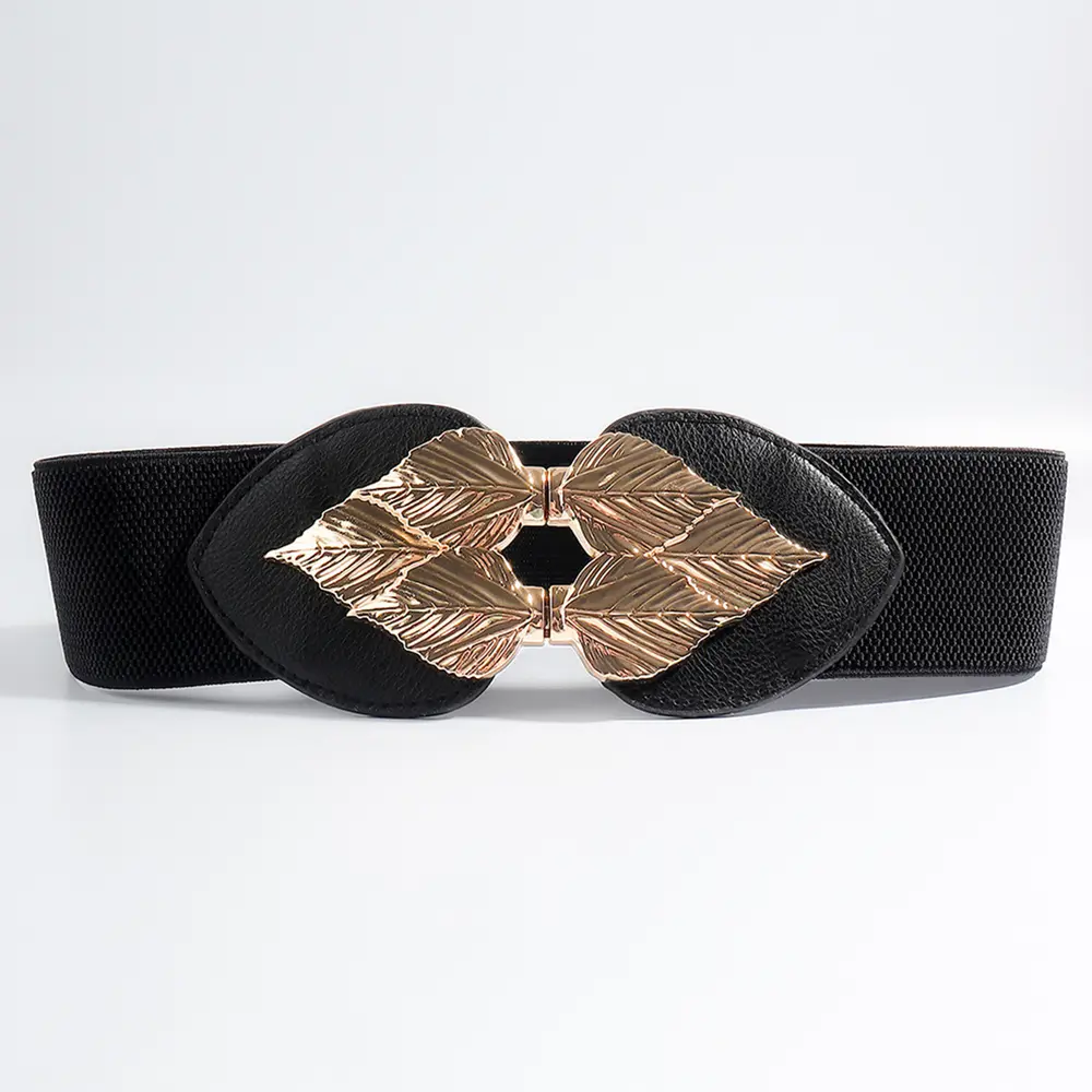 Wide Elastic Waist Belt