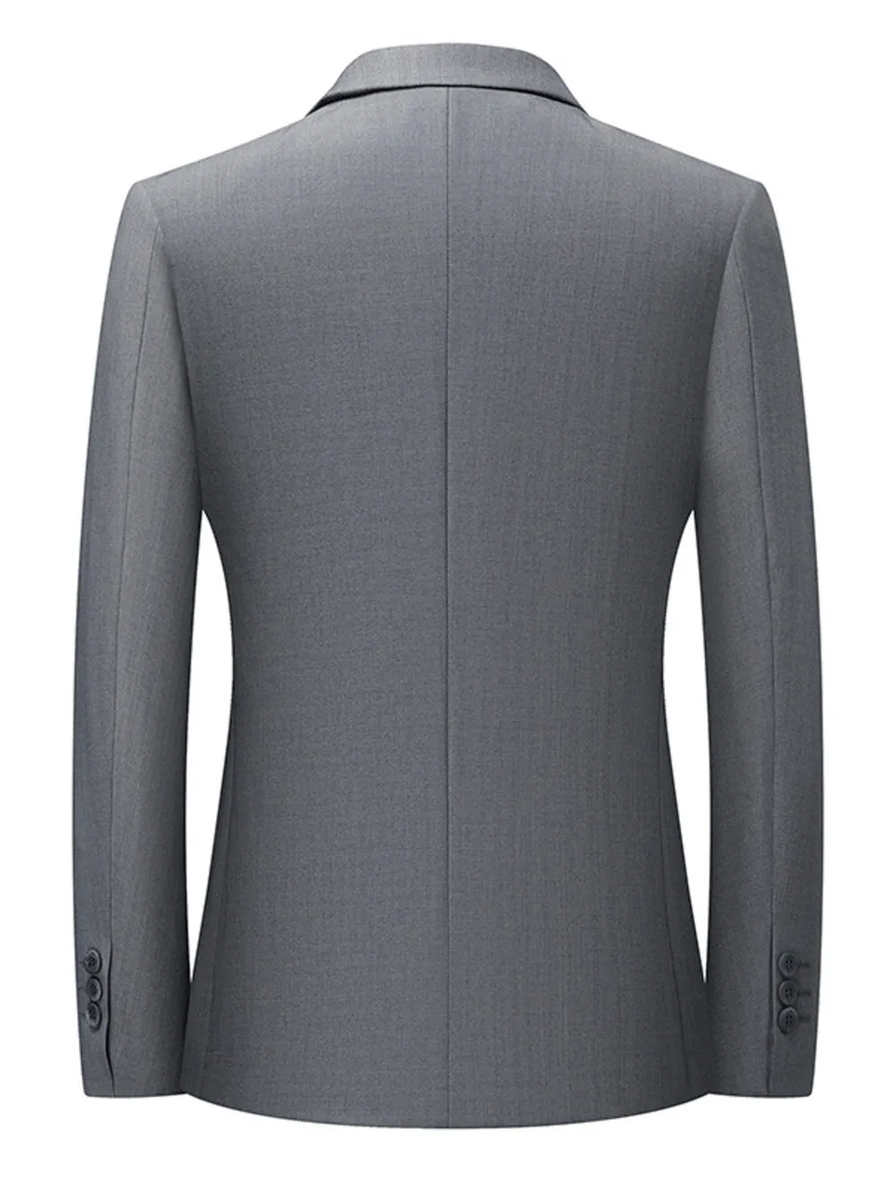 Men's Lapel Collar Long Sleeve Blazer