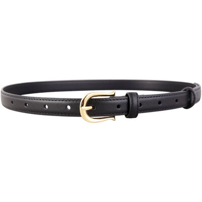 Classic Black Leather Belt