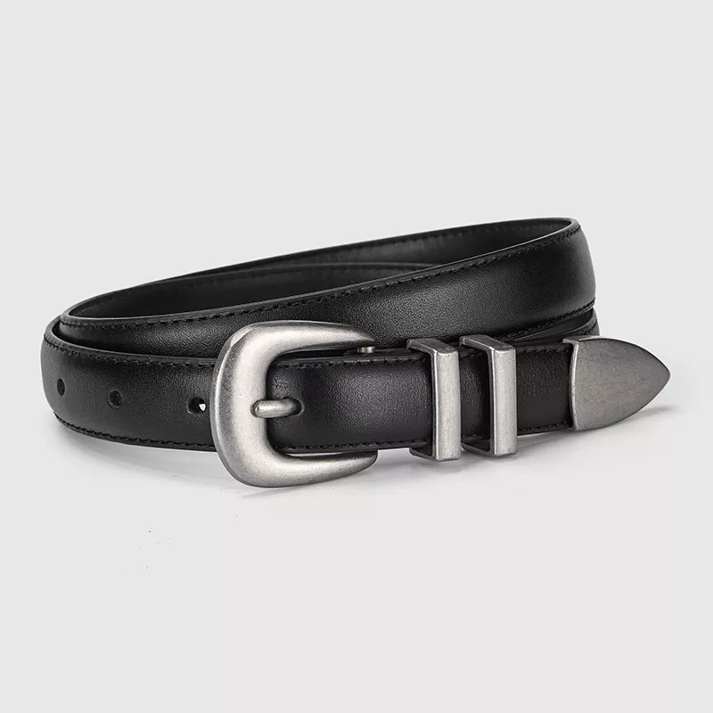 Classic Black Leather Belt