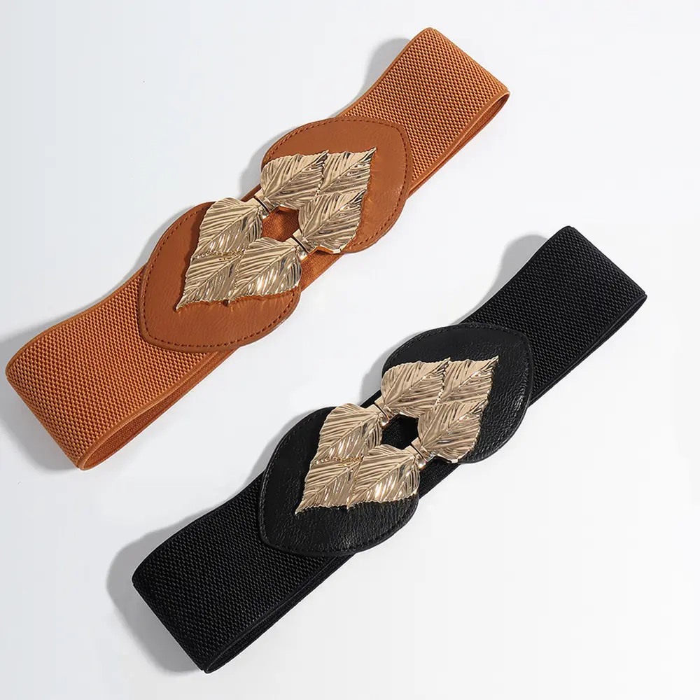 Wide Elastic Waist Belt