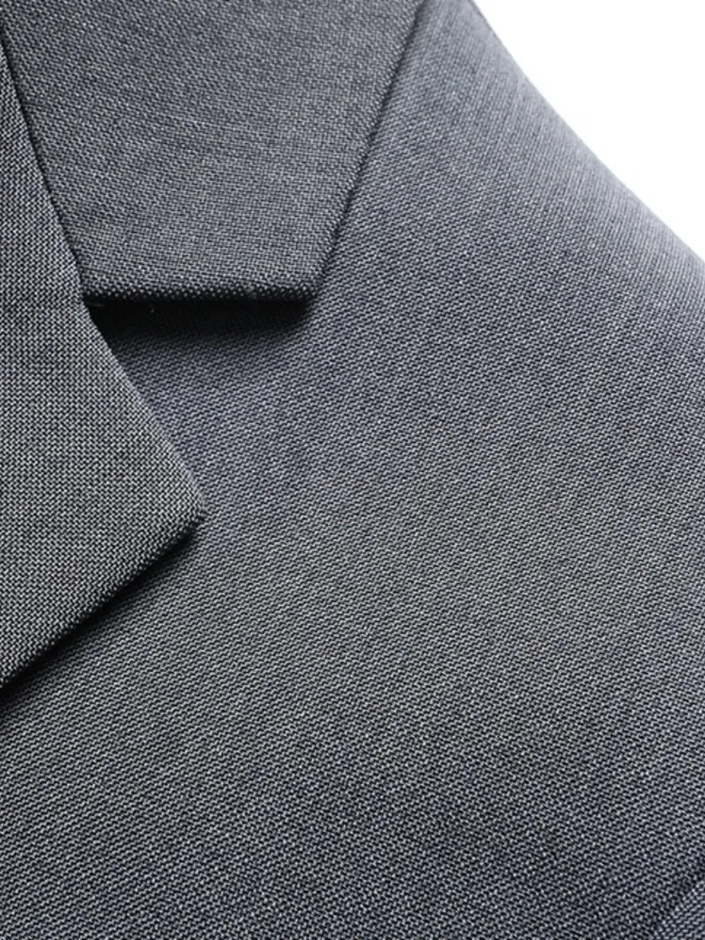 Men's Lapel Collar Long Sleeve Blazer