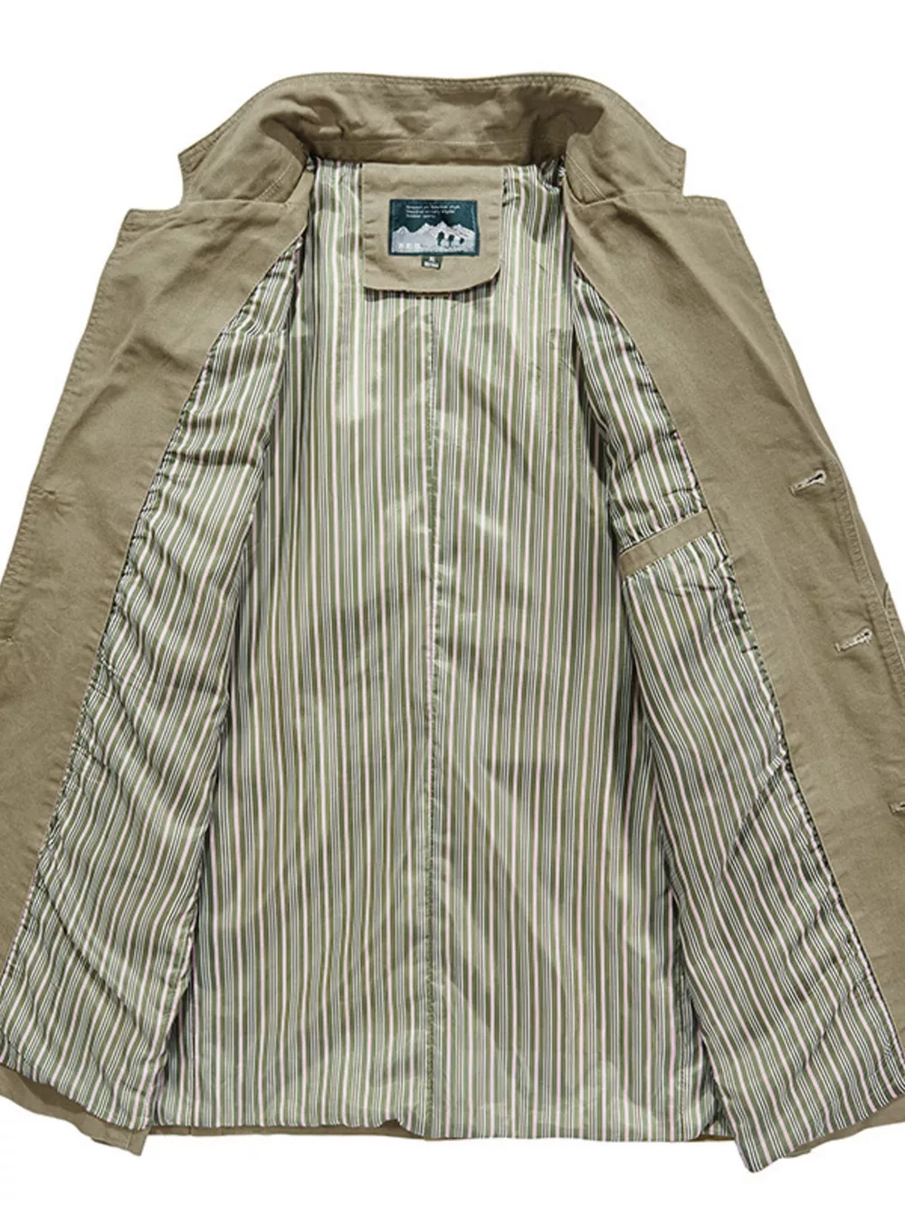 Men's Plus Size Lapel Collar Button Up Blazer