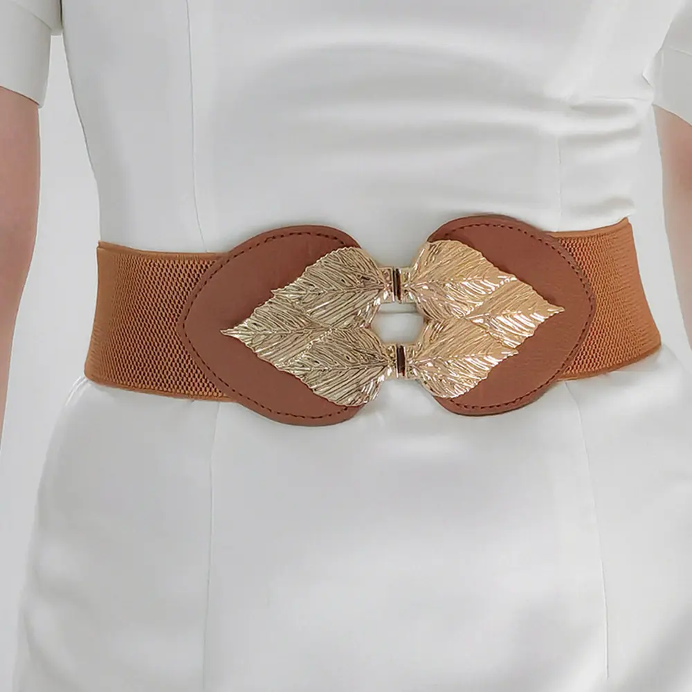 Wide Elastic Waist Belt