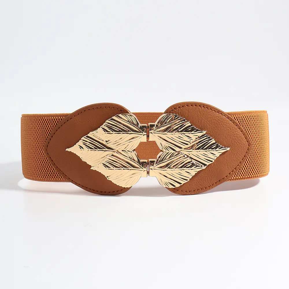 Wide Elastic Waist Belt