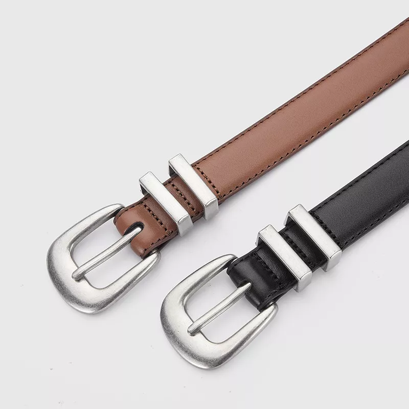 Classic Black Leather Belt