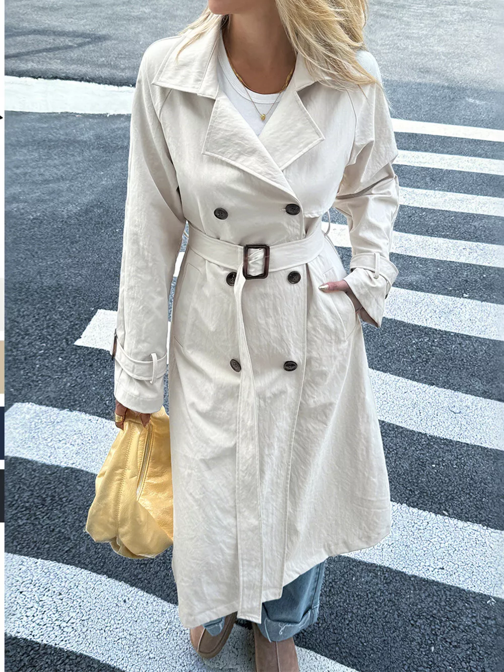 Classic Beige Trench Coat