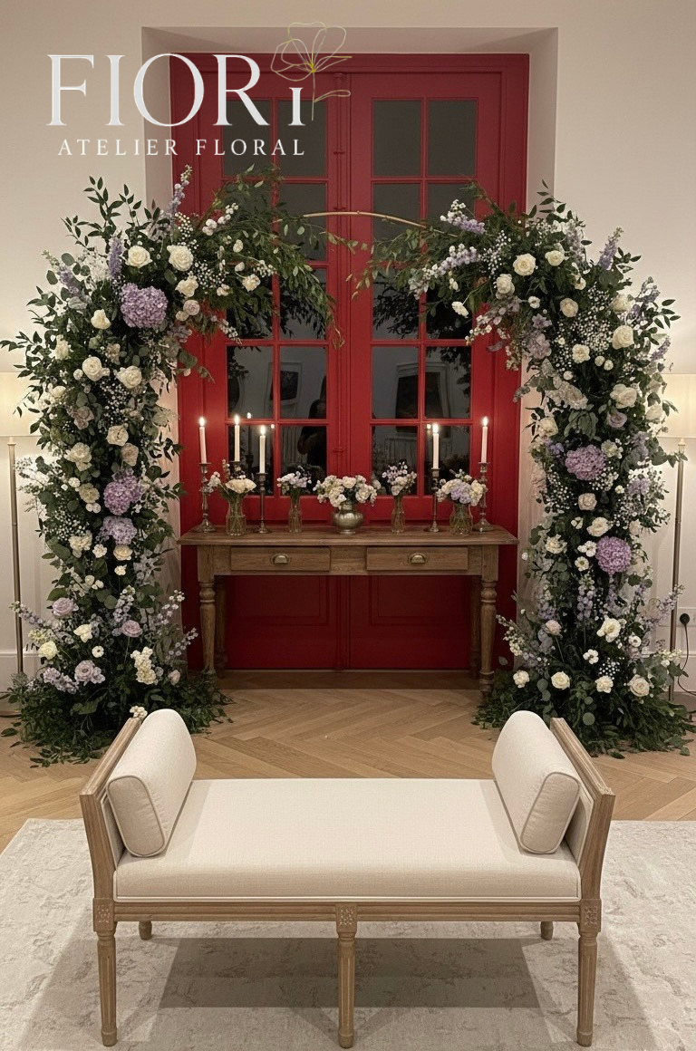 Elegant Floral Arch Arrangement